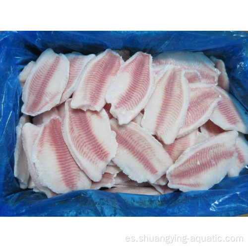 CO tratado con filetes de tilapia congelados pescado 5-7oz precio